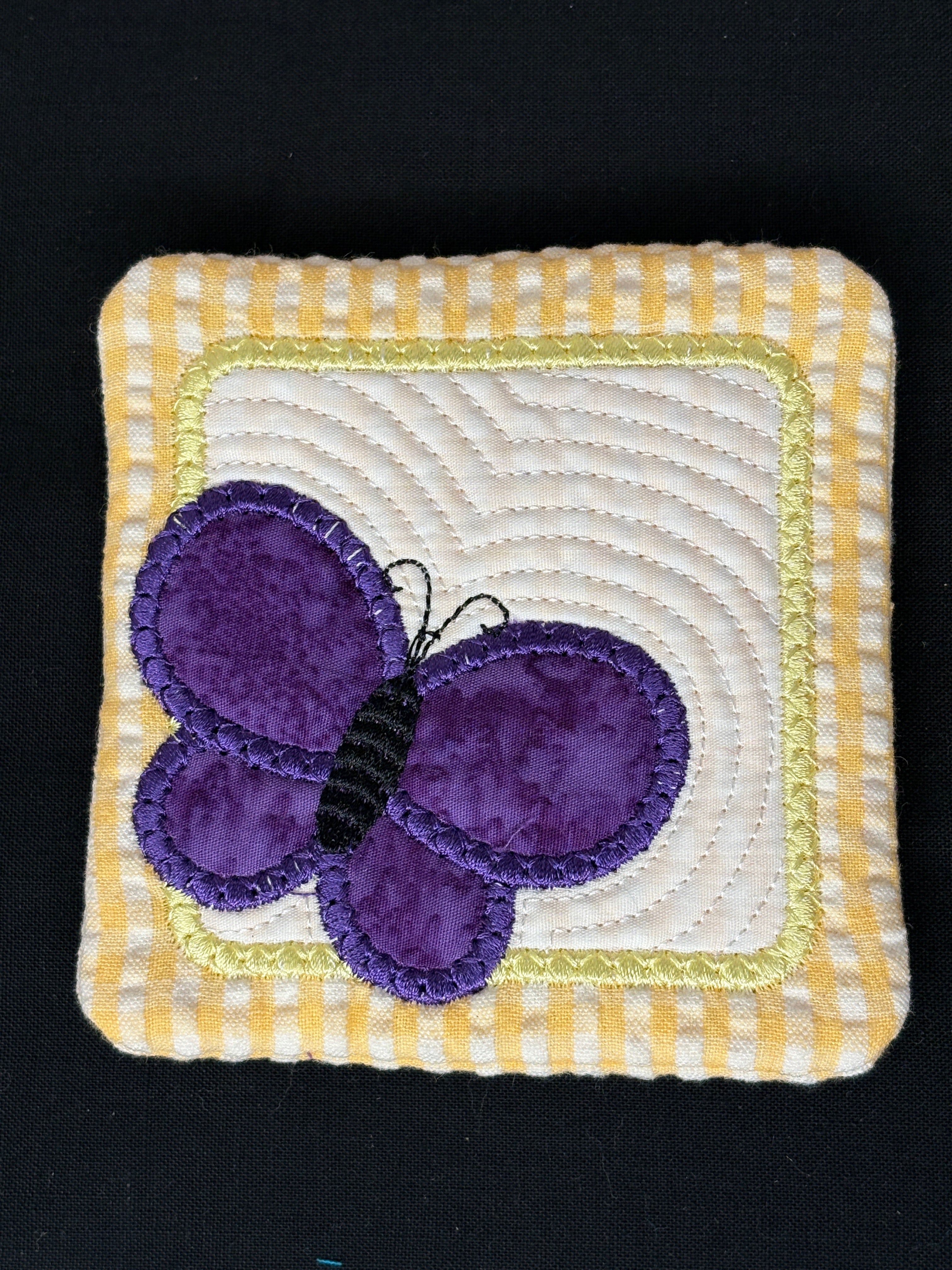 Embroidered Coasters