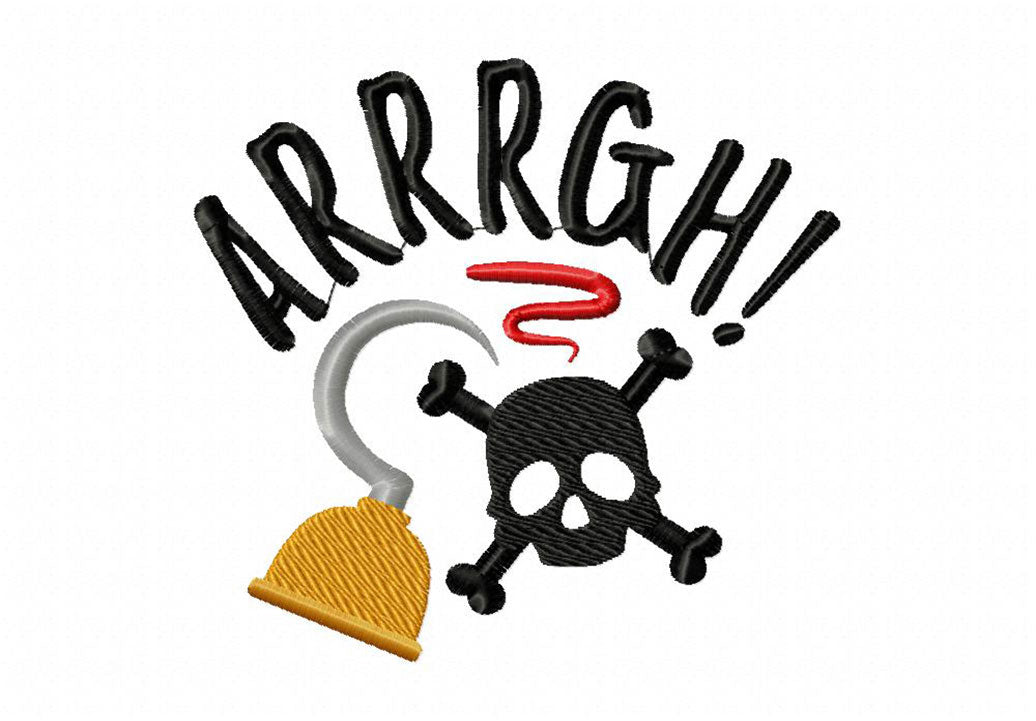 Pirate Embroidery T-Shirts