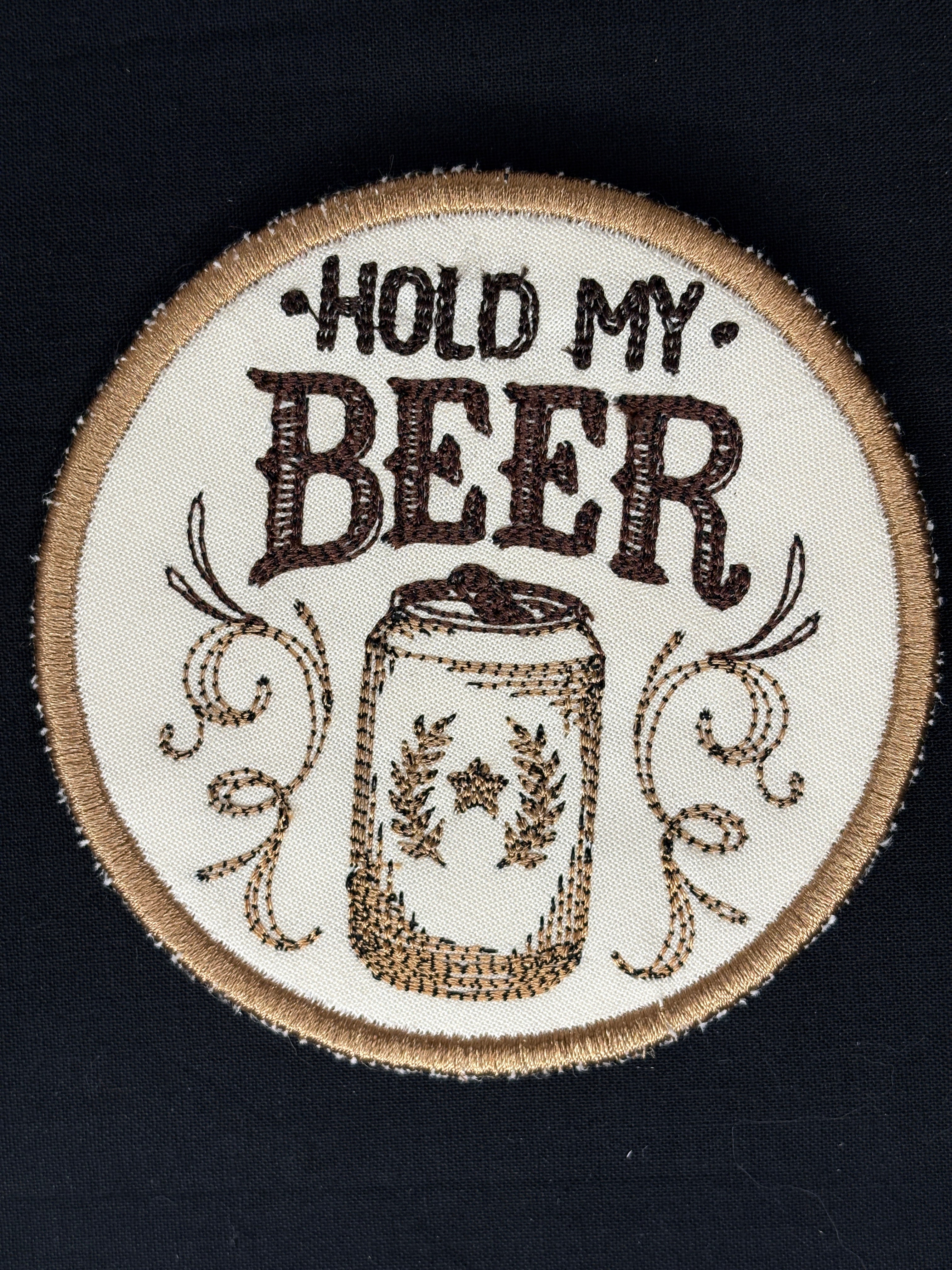 Embroidered Coasters