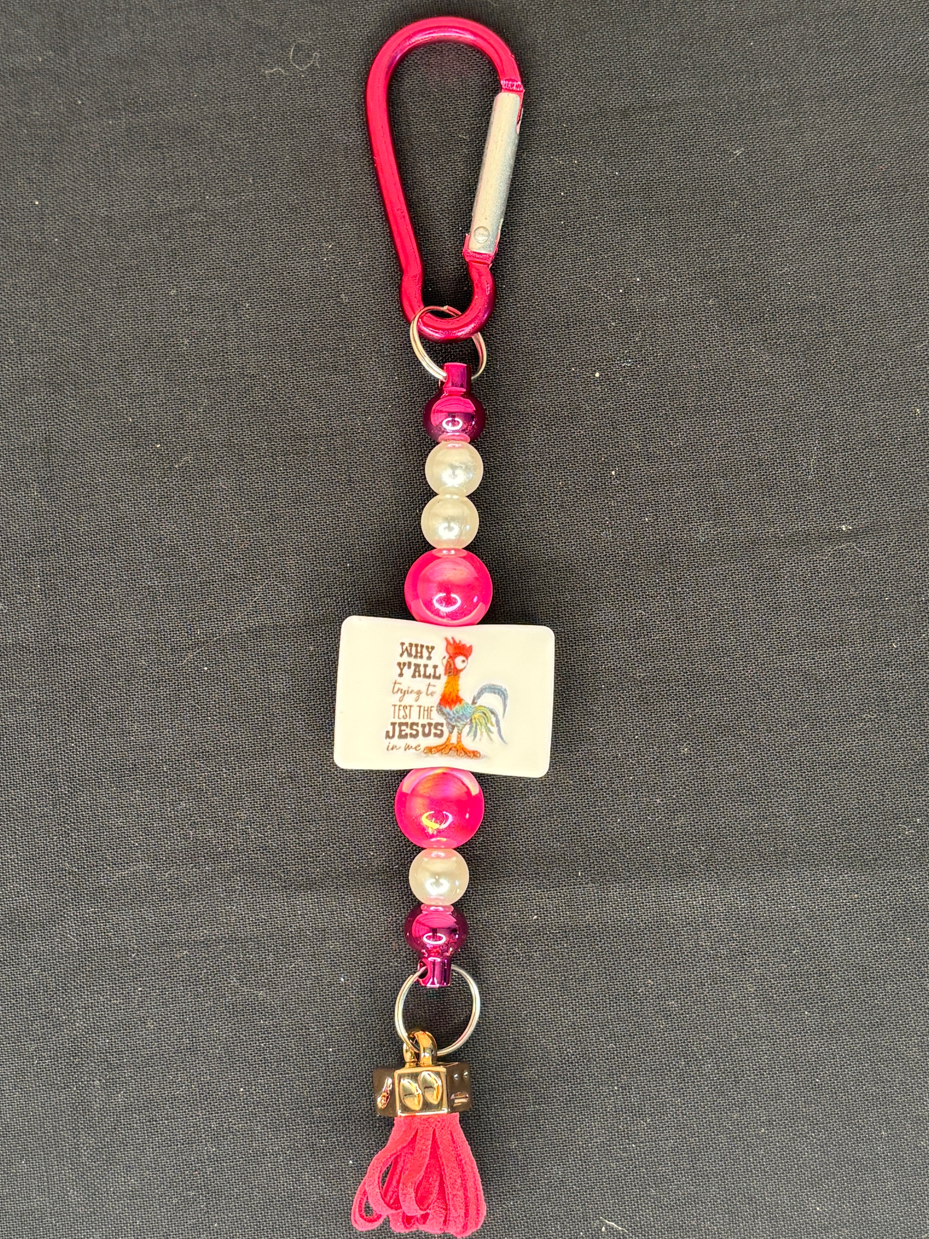 Focal Bead Keychains