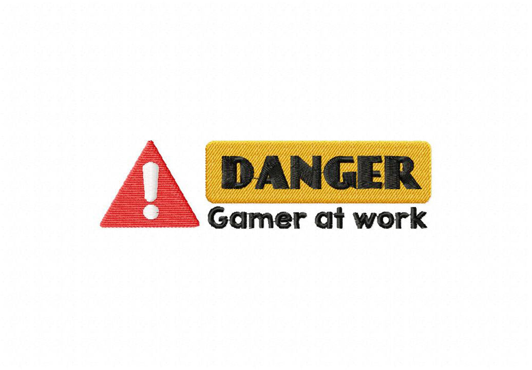 Gamer Embroidery T-Shirts