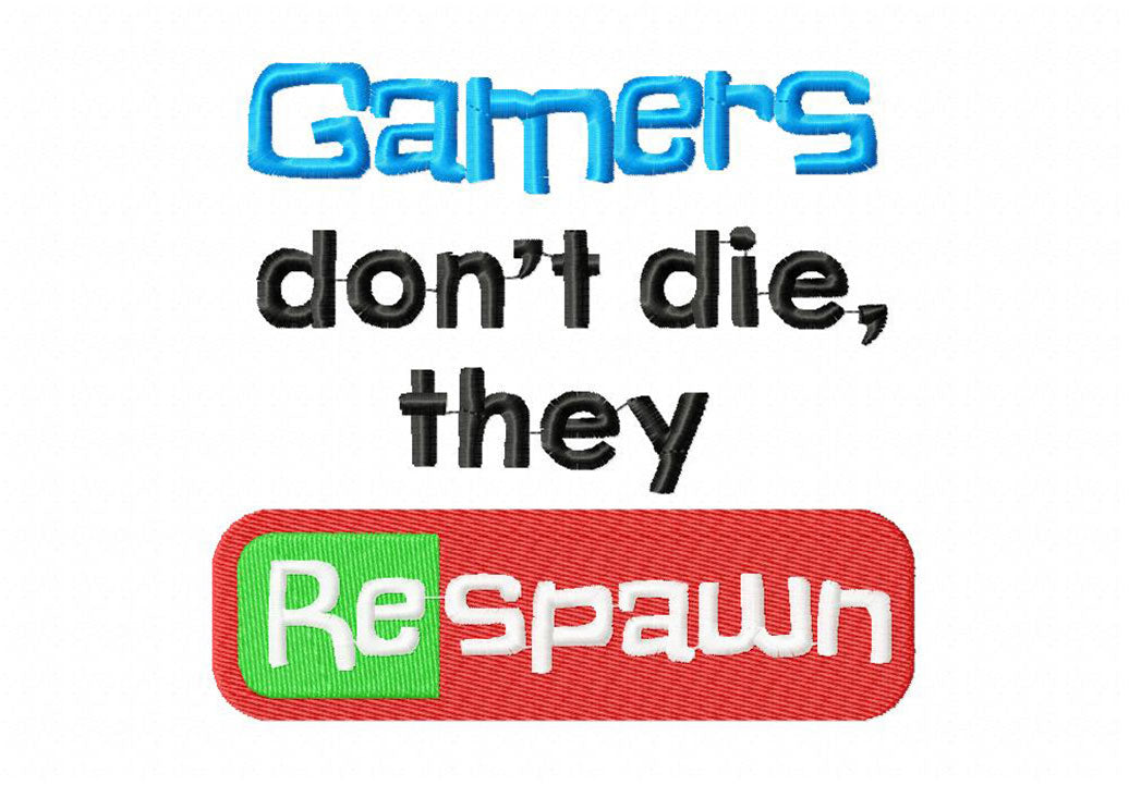 Gamer Embroidery T-Shirts
