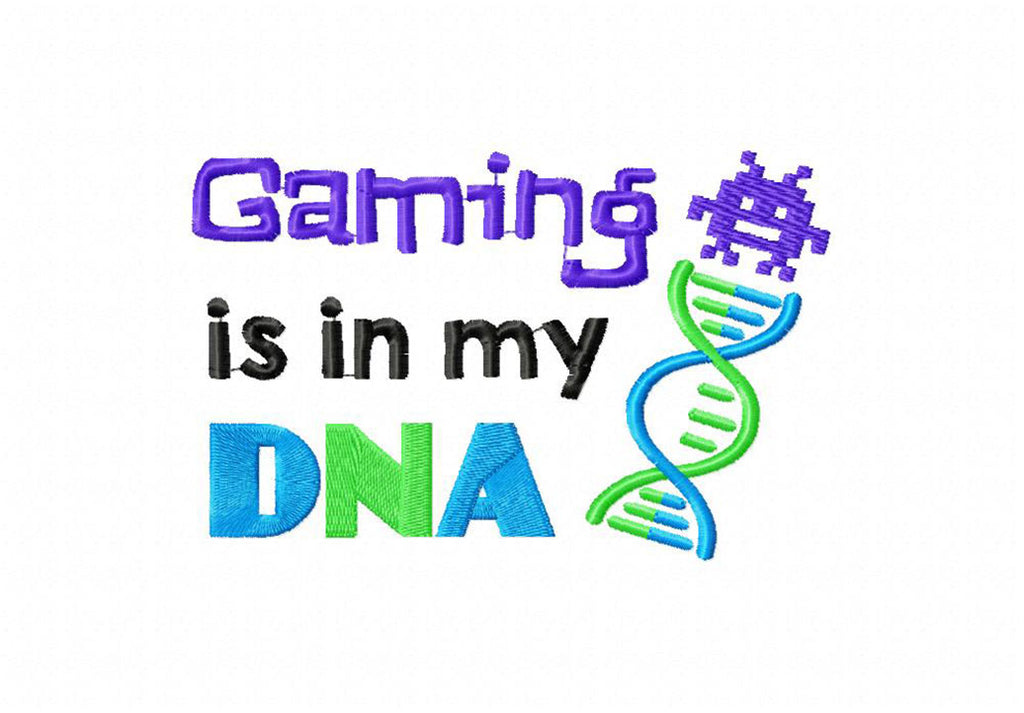 Gamer Embroidery T-Shirts
