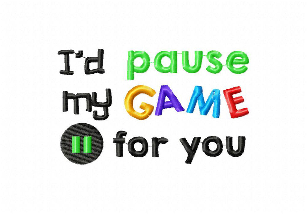 Gamer Embroidery T-Shirts