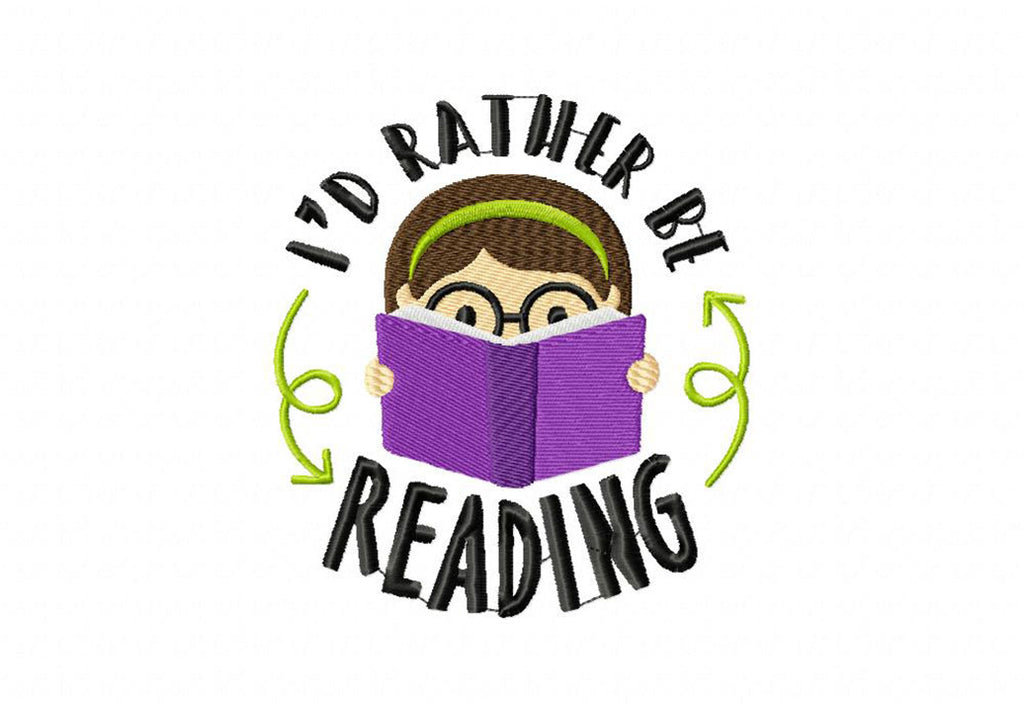 Reading Embroidery T-Shirts
