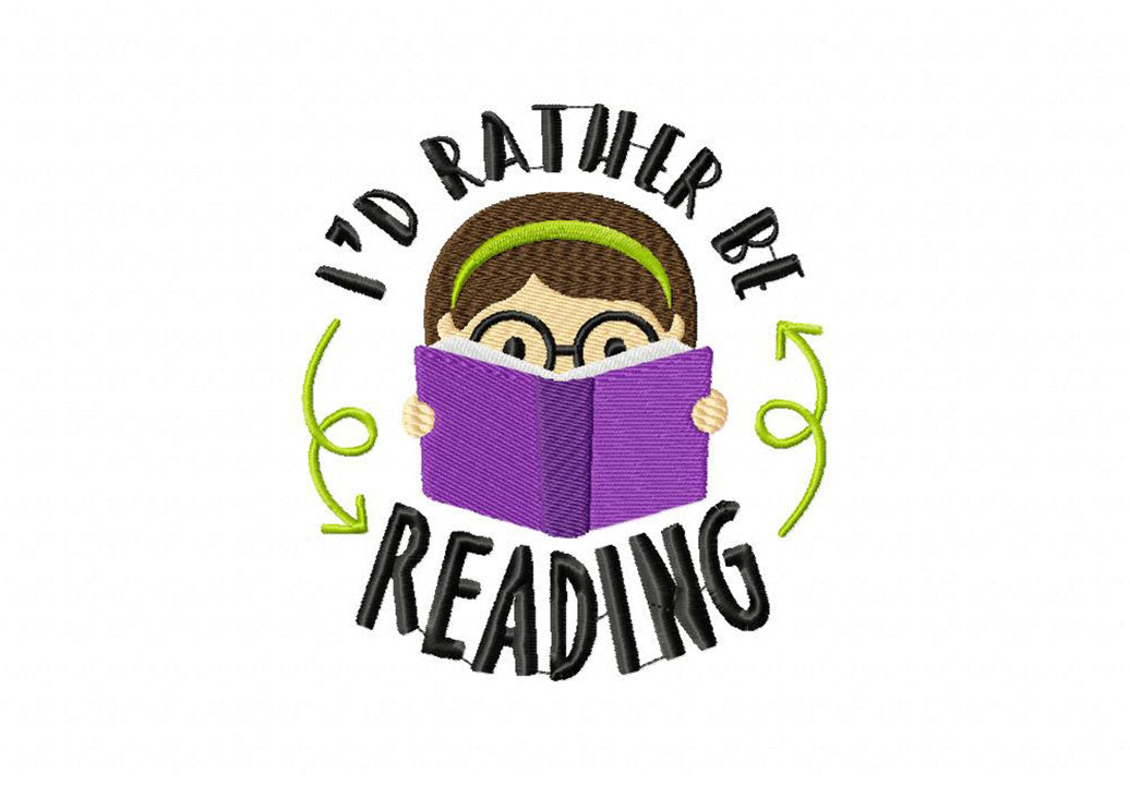 Reading Embroidery T-Shirts