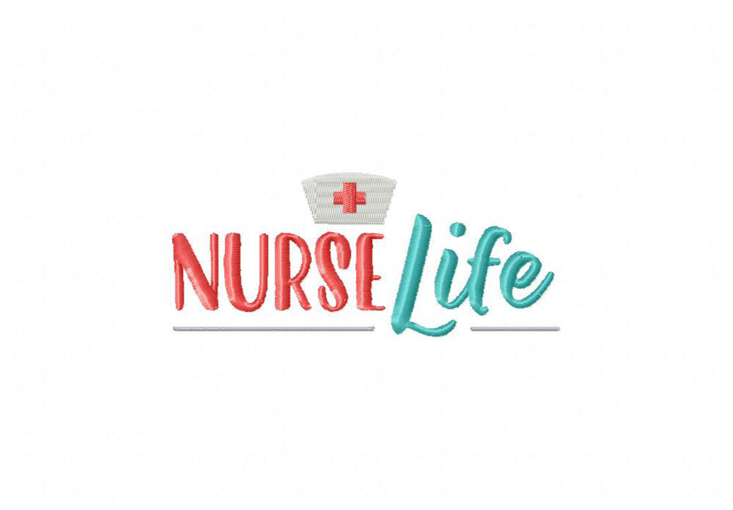 Nurse Embroidery T-Shirts