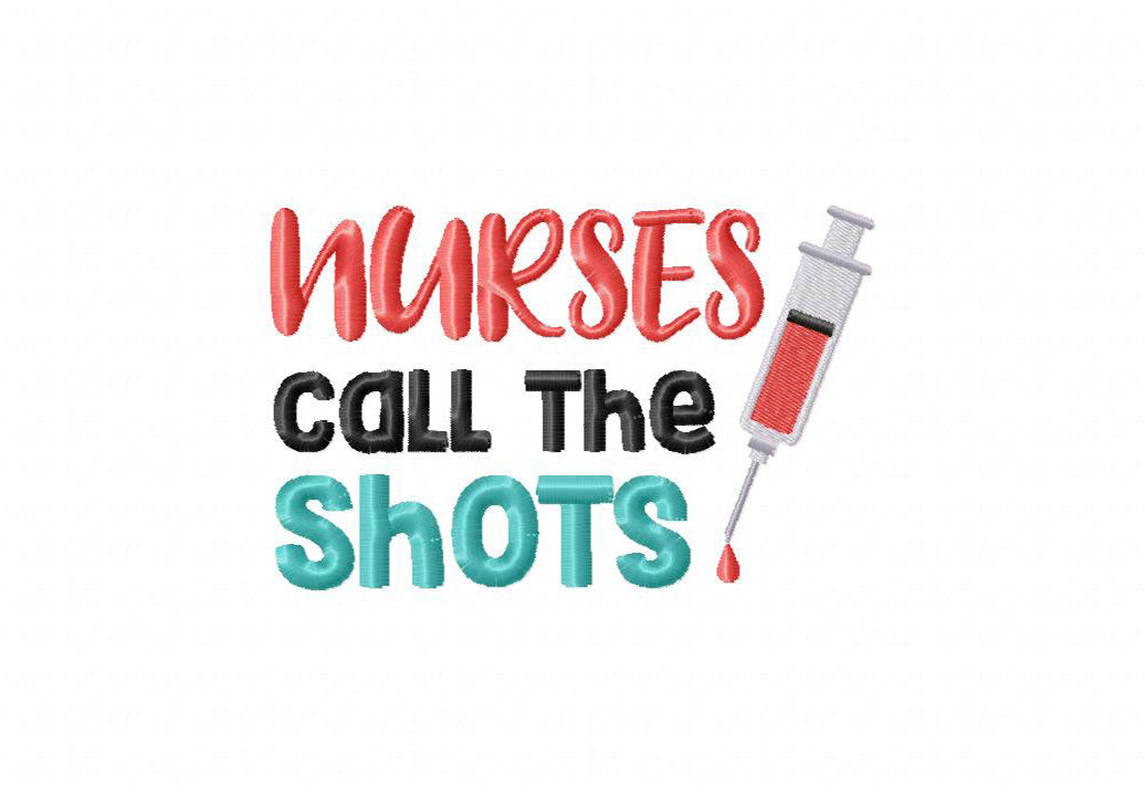Nurse Embroidery T-Shirts