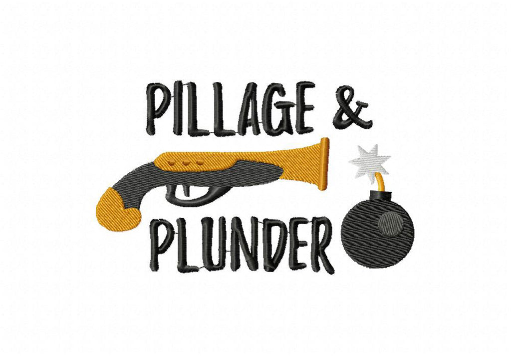 Pirate Embroidery T-Shirts