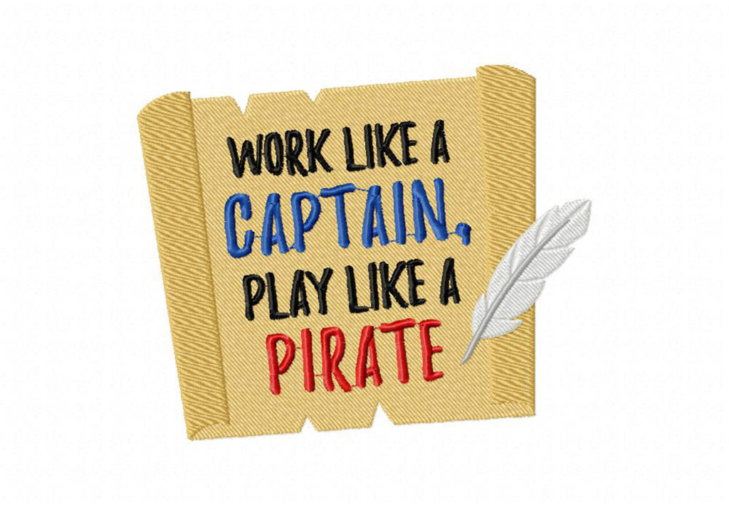 Pirate Embroidery T-Shirts