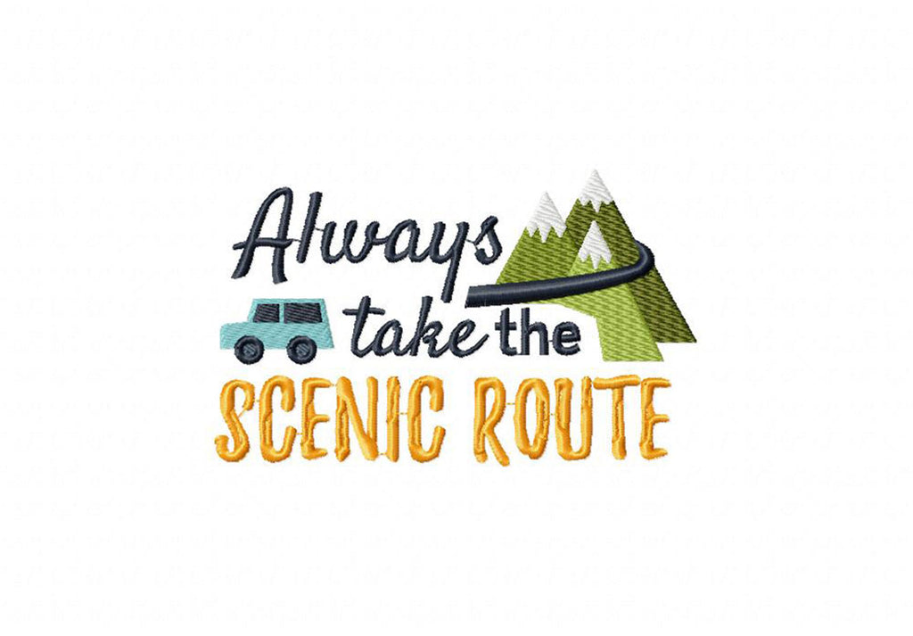 Travel Embroidery T-Shirts