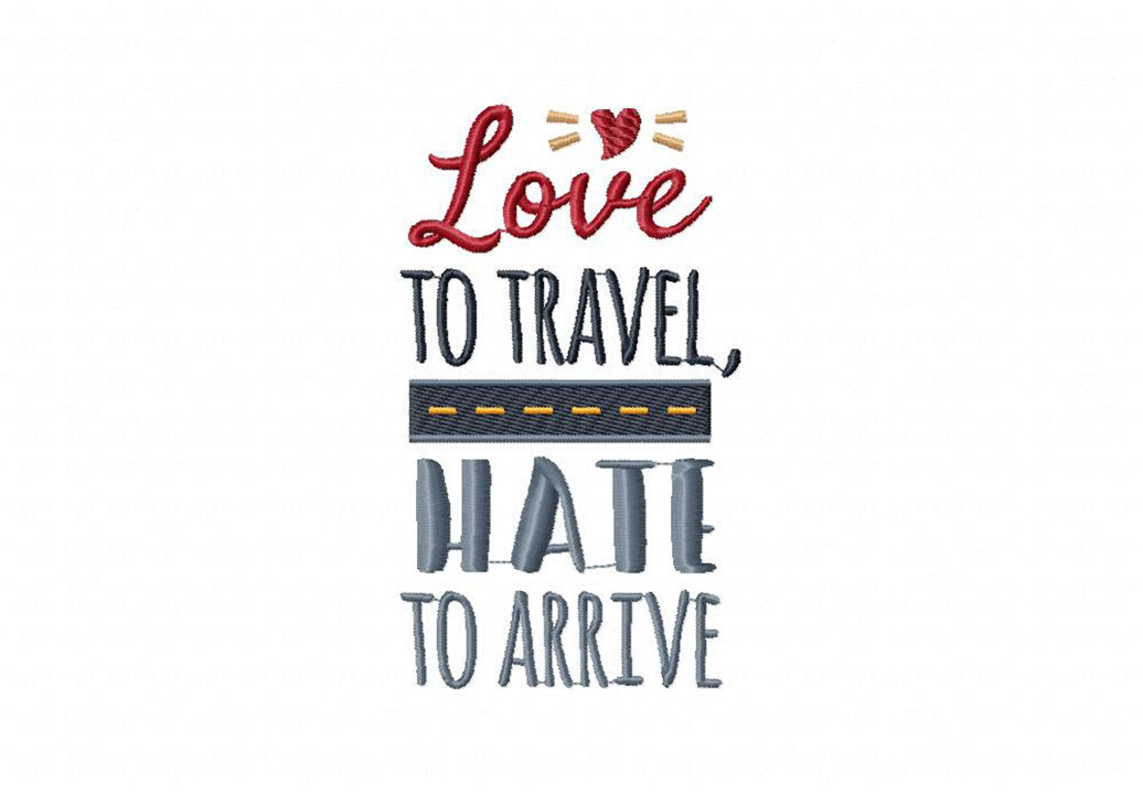 Travel Embroidery T-Shirts