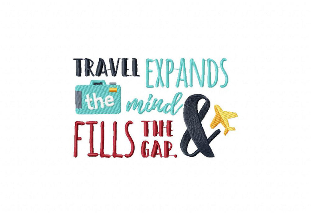 Travel Embroidery T-Shirts