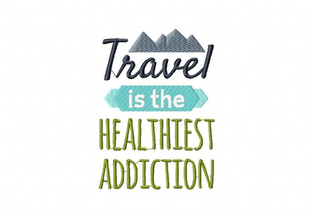 Travel Embroidery T-Shirts