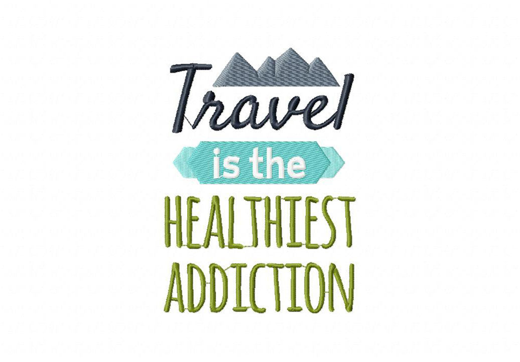 Travel Embroidery T-Shirts