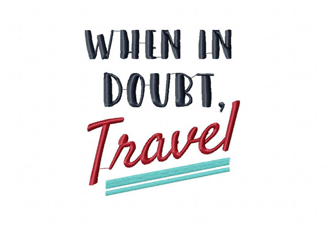 Travel Embroidery T-Shirts